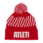 Adult Red Pom Pom Beanie